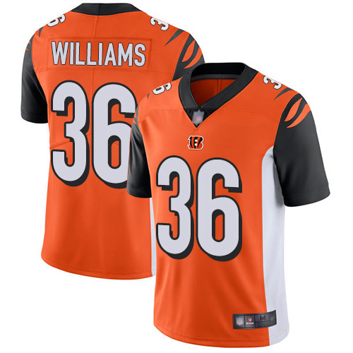 Cincinnati Bengals Limited Orange Men Shawn Williams Alternate Jersey NFL Footballl 36 Vapor Untouchable
